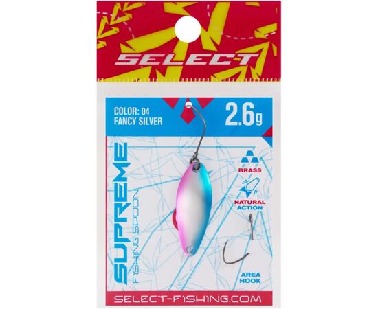 Блесна Select Supreme 2.6g 30mm 04 Fancy Silver (1870.80.54), изображение 2