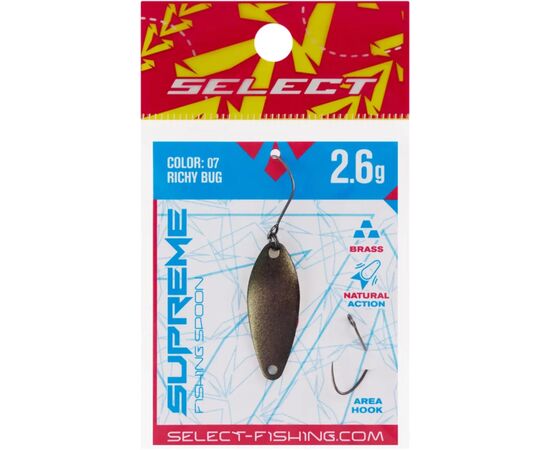 Блешня Select Supreme 2.6g 30mm 07 Richy Bug (1870.80.57), зображення 2