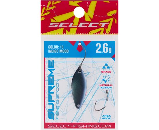 Блесна Select Supreme 2.6g 30mm 13 Indigo Mood (1870.80.60), изображение 2