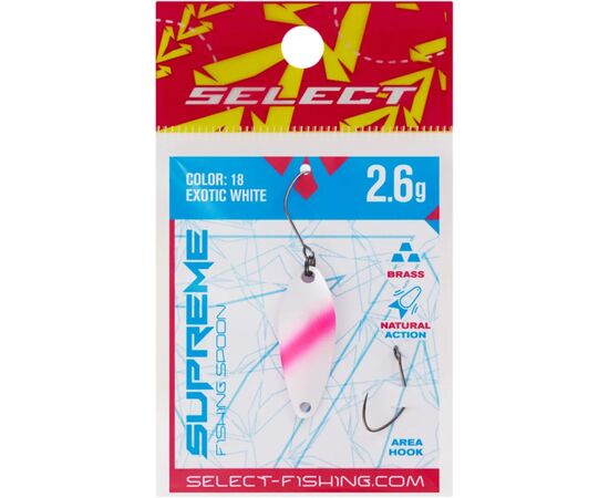 Блешня Select Supreme 2.6g 30mm 18 Exotic White (1870.80.62), зображення 2