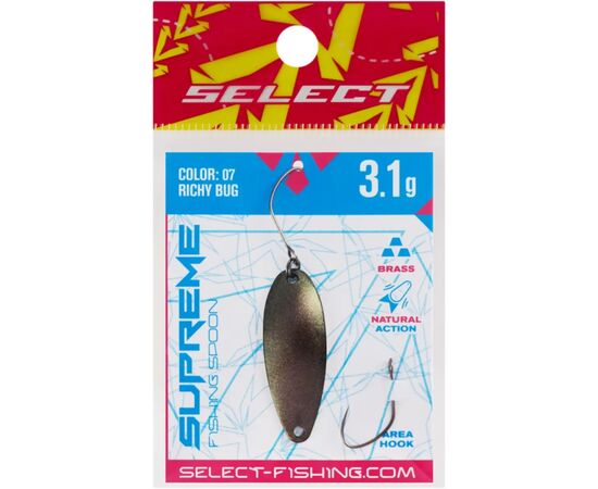 Блешня Select Supreme 3.1g 34mm 07 Richy Bug (1870.80.71), зображення 2