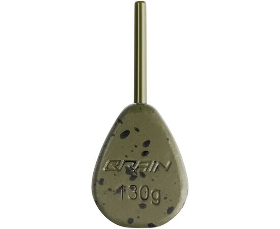 Грузило Brain In-Line Flat Lead 130g 2шт/уп Green (1858.32.09)