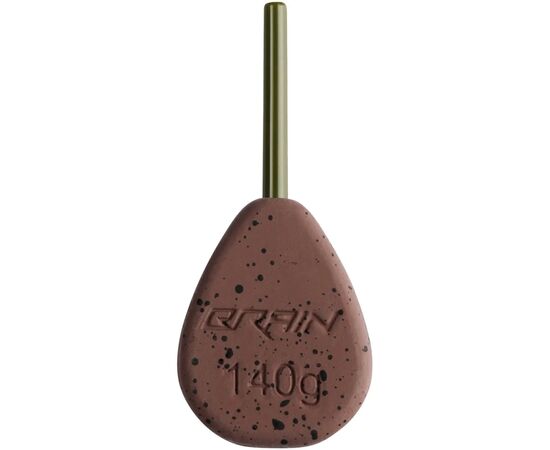 Грузило Brain In-Line Flat Lead 140g 2шт/уп Brown (1858.32.20)