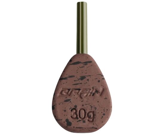 Грузило Brain In-Line Flat Lead 30g 2шт/уп Brown (1858.32.12)