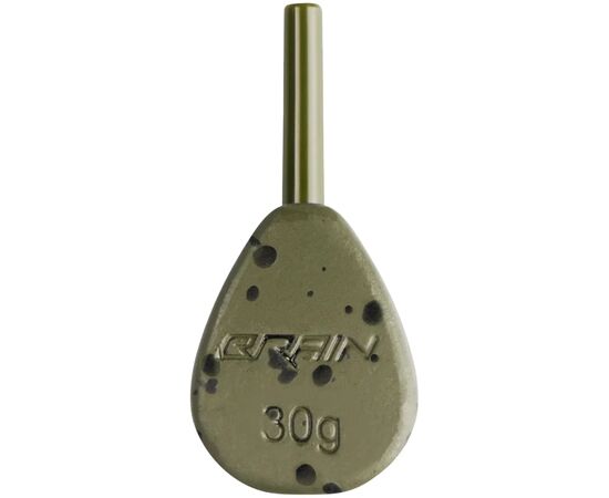Грузило Brain In-Line Flat Lead 30g 2шт/уп Green (1858.32.02)