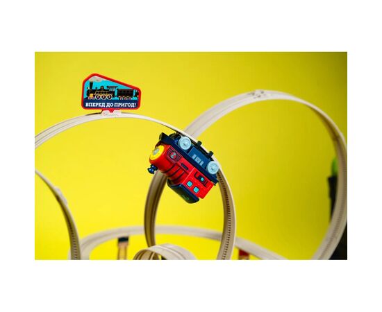Залізниця Otamanko Хоробрий паровозик трюкова залізна дорога 137 деталей (89960), зображення 4