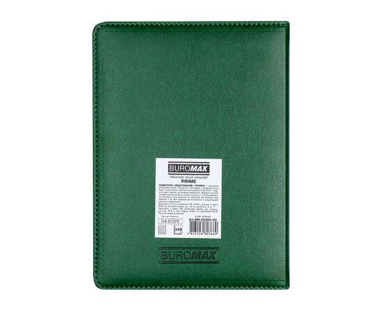 Еженедельник Buromax недатированный PRIME A5 зеленый 336 страниц (BM.20380-04), изображение 2