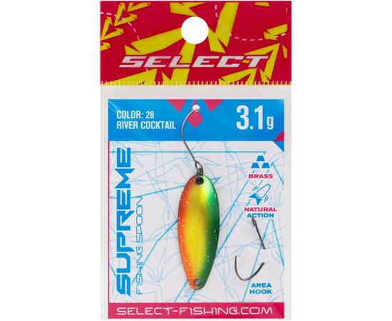 Блесна Select Supreme 3.1g 34mm 28 River Cocktail (1870.80.79), изображение 2