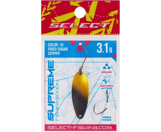 Блесна Select Supreme 3.1g 34mm 29 Fried Sugar Zephyr (1870.80.80), изображение 2
