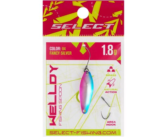 Блесна Select Welldy 1.8g 31mm 04 Fancy Silver (1870.80.82), изображение 2