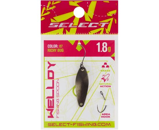 Блешня Select Welldy 1.8g 31mm 07 Richy Bug (1870.80.85), зображення 2