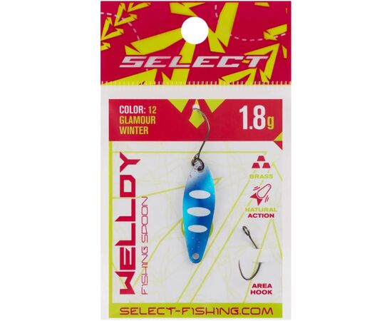 Блесна Select Welldy 1.8g 31mm 12 Glamour Winter (1870.80.89), изображение 2