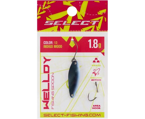Блесна Select Welldy 1.8g 31mm 13 Indigo Mood (1870.80.90), изображение 2