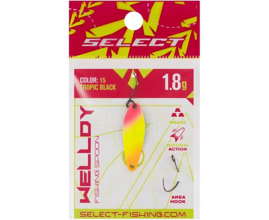 Блесна Select Welldy 1.8g 31mm 15 Tropic Black (1870.80.92), изображение 2