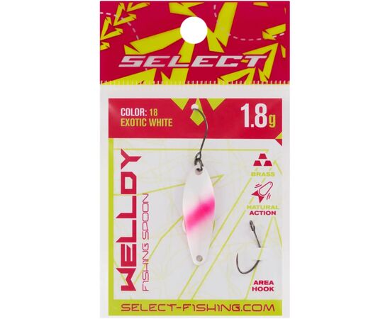 Блешня Select Welldy 1.8g 31mm 18 Exotic White (1870.80.95), зображення 2