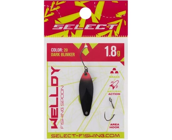 Блесна Select Welldy 1.8g 31mm 20 Dark Blinker (1870.80.97), изображение 2