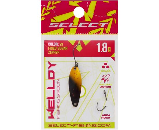 Блесна Select Welldy 1.8g 31mm 29 Fried Sugar Zephyr (1870.80.99), изображение 2