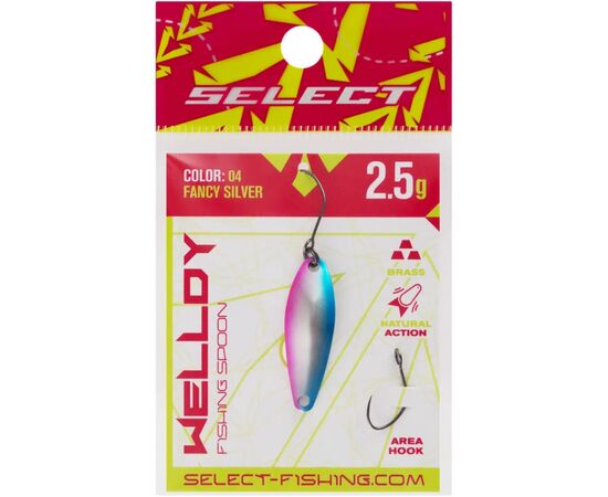 Блешня Select Welldy 2.5g 31mm 04 Fancy Silver (1870.81.01), зображення 2