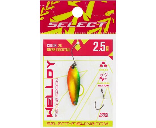 Блесна Select Welldy 2.5g 31mm 28 River Cocktail (1870.81.14), изображение 2
