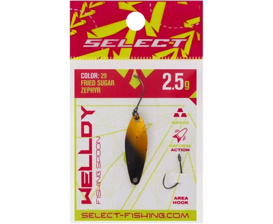 Блешня Select Welldy 2.5g 31mm 29 Fried Sugar Zephyr (1870.81.15), зображення 2