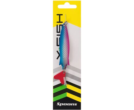 Блесна X-Fish King Pike 14g 04 Silver pink blue (1917.04.81), изображение 2