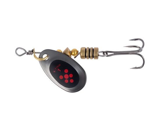 Блесна X-Fish Dark Side 2.5g 1 Nikel black orange (1917.07.27)