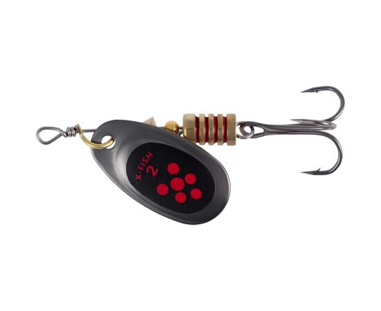 Блесна X-Fish Dark Side 4g 2 Nikel black orange (1917.07.28)