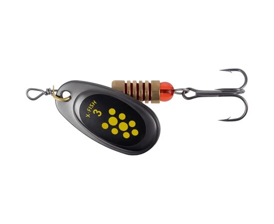 Блесна X-Fish Dark Side 6g 3 Nikel black lime (1917.07.24)