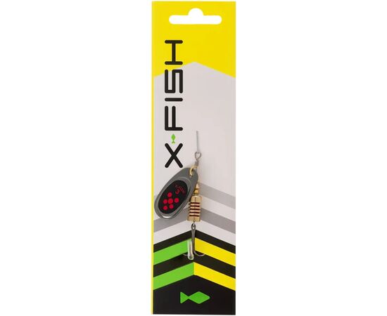 Блесна X-Fish Dark Side 6g 3 Nikel black orange (1917.07.29), изображение 2
