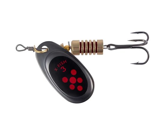 Блесна X-Fish Dark Side 6g 3 Nikel black orange (1917.07.29)