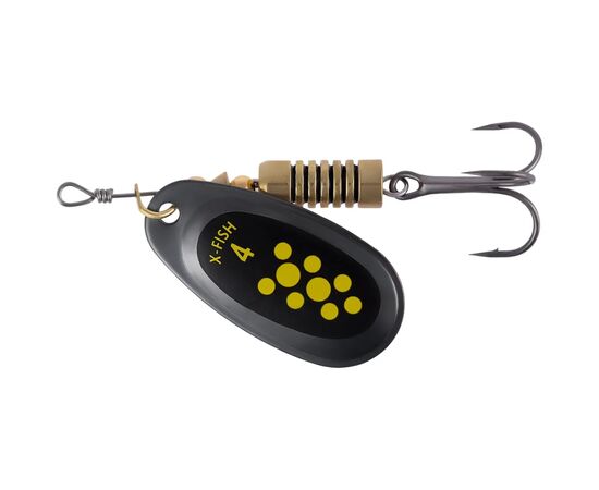 Блесна X-Fish Dark Side 9.5g 4 Nikel black lime (1917.07.25)