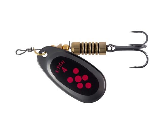 Блешня X-Fish Dark Side 9.5g 4Nikel black orange (1917.07.30)