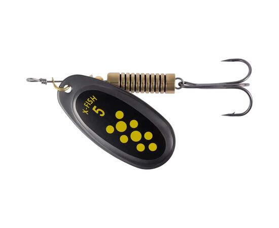 Блесна X-Fish Dark Side 14g 5 Nikel black lime (1917.07.26)