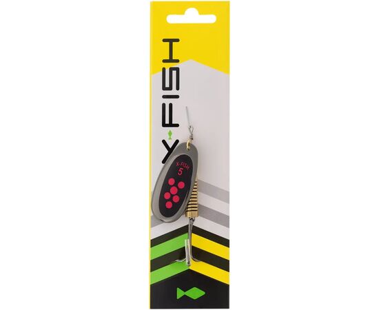 Блесна X-Fish Dark Side 14g 5 Nikel black orange (1917.07.31), изображение 2