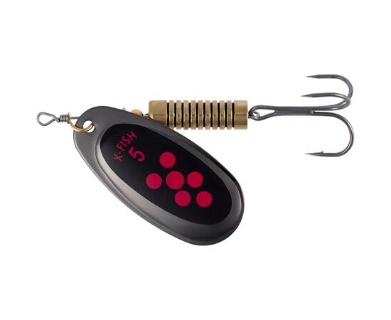 Блесна X-Fish Dark Side 14g 5 Nikel black orange (1917.07.31)