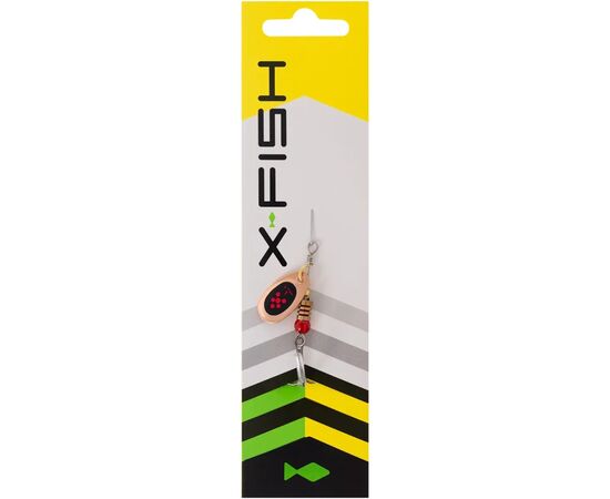 Блесна X-Fish Spike 2.5g 1 Copper black orange (1917.06.37), изображение 2