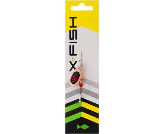 Блесна X-Fish Spike 4.5g 2 Copper black orange (1917.06.38), изображение 2