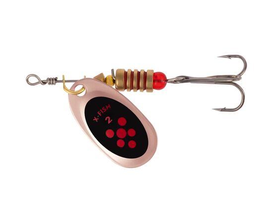 Блесна X-Fish Spike 4.5g 2 Copper black orange (1917.06.38)