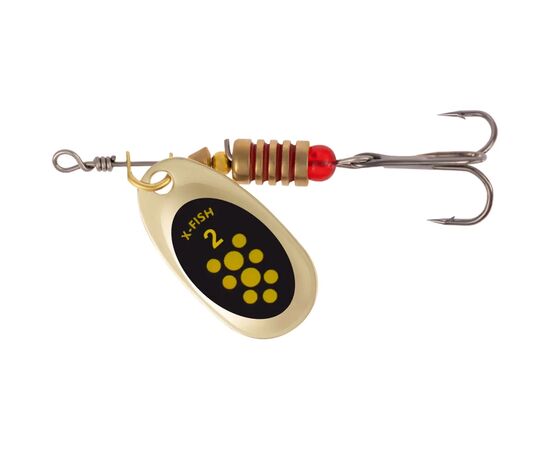 Блесна X-Fish Spike 4.5g 2 Gold black lime (1917.06.33)