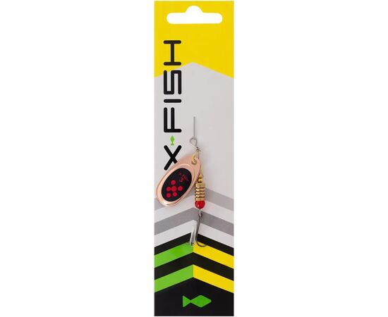 Блесна X-Fish Spike 5.5g 3 Copper black orange (1917.06.39), изображение 2