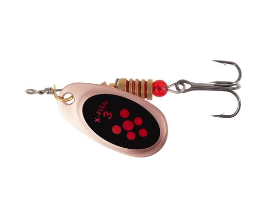 Блесна X-Fish Spike 5.5g 3 Copper black orange (1917.06.39)