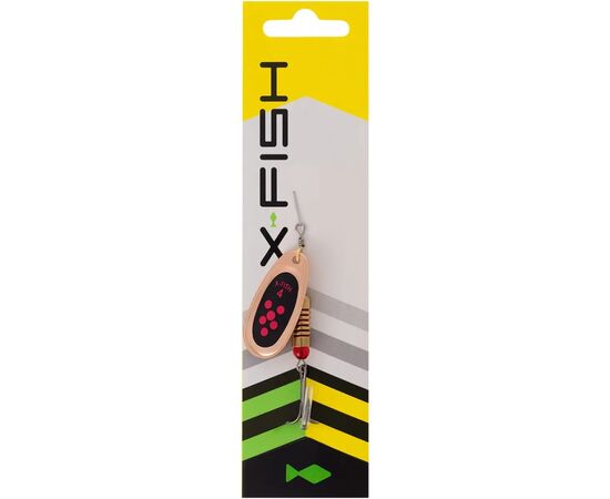 Блесна X-Fish Spike 9.5g 4 Copper black orange (1917.06.40), изображение 2