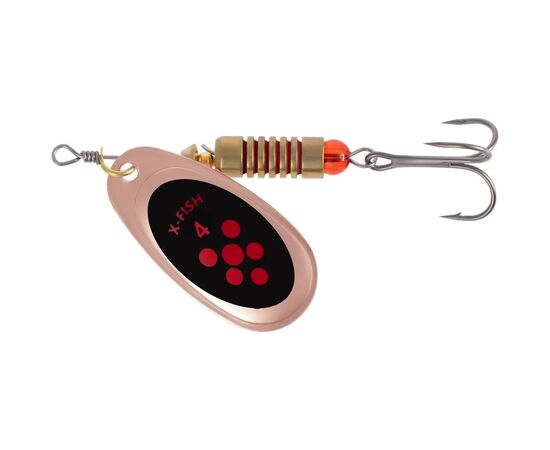 Блесна X-Fish Spike 9.5g 4 Copper black orange (1917.06.40)