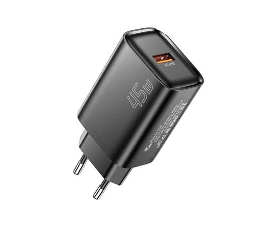 Зарядное устройство Essager USB-A QC3.0 45W black (ECT45W-RPB01-Z)