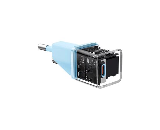 Зарядное устройство Baseus USB-C PD20W GaN blue (CCGN050103), изображение 5