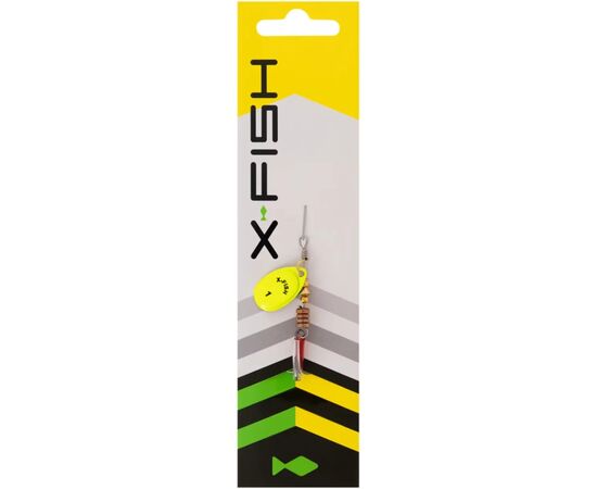 Блесна X-Fish Stark 2.5g 1 Nikel UV lime (1917.07.37), изображение 2