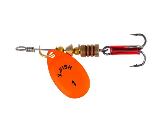 Блесна X-Fish Stark 2.5g 1 Nikel UV orange (1917.07.32)