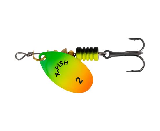 Блешня X-Fish Stark 4.5g 2 Fire tiger (1917.05.85)