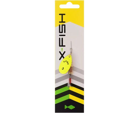 Блесна X-Fish Stark 6.5g 3 Nikel UV lime (1917.07.39), изображение 2