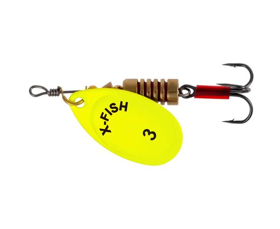 Блесна X-Fish Stark 6.5g 3 Nikel UV lime (1917.07.39)